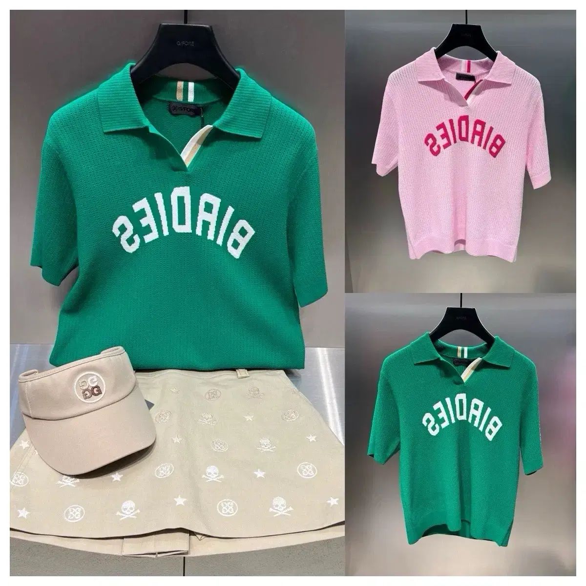 G FORE(ジーフォア) レディース ニット 半袖Tシャツ