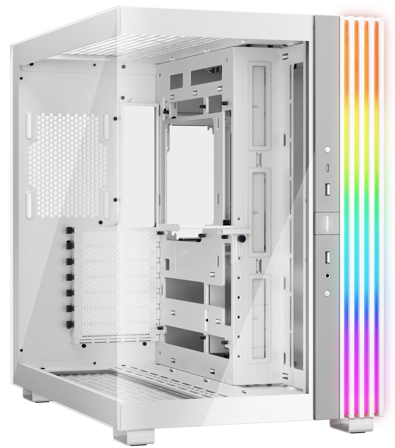 新品 be quiet! ミドルタワー PCケース ATX ピラーレス Light Base 600 DX White (ファン無し) 国内正規代理店品 BGW66 LGT-BSE-600/DX/WH