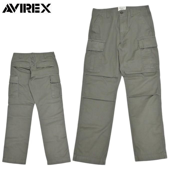AVIREX アヴィレックス 6126129 ベーシック ファティーグ カーゴ パンツ オリーブ色 783-4910006 アビレックス メンズ 7,977円
