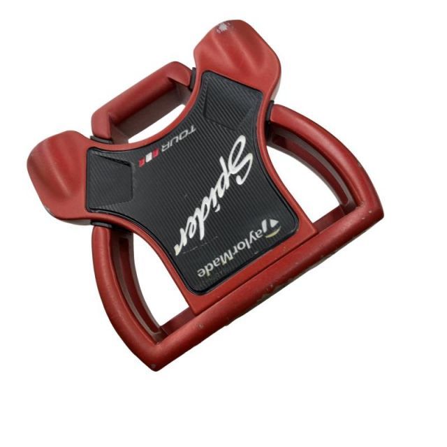 【中古】 テーラーメイド Spider Tour RED(サイトライン) センターシャフト 34インチ パター PT スチール (フレックスその他) メンズ 男性用 右利き 右用 Cランク ゴルフクラブ