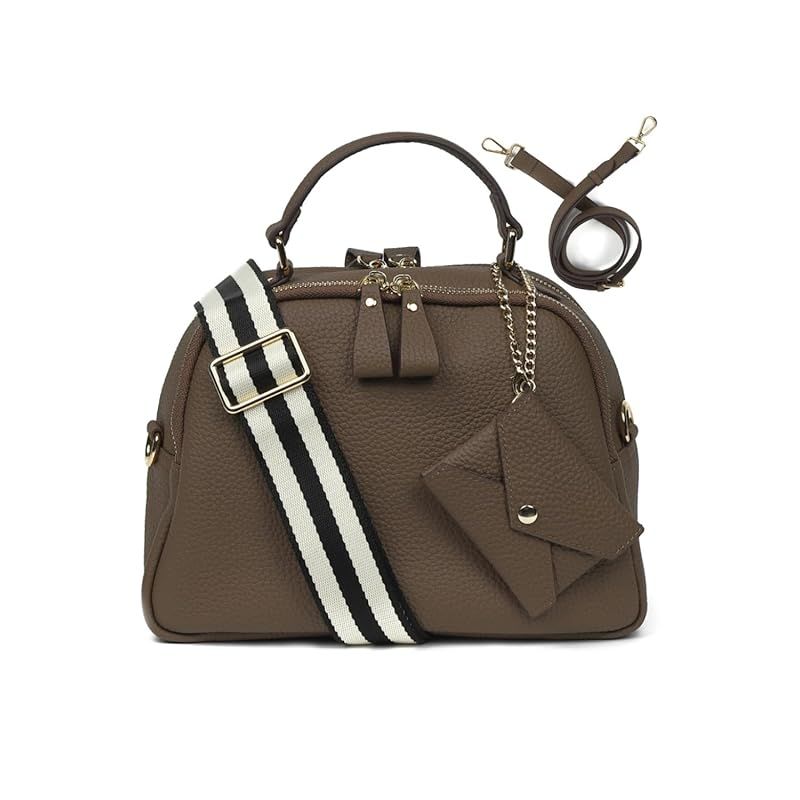【新品】 LASIEM（ラシエム） ショルダーバッグ レディース 本革 ハンドバッグ 2way 鞄 バッグ ショルダー 斜めがけバッグ ミニボストンバッグ 軽量 レザー 革 トープ（ゴールド金具） 15,585円