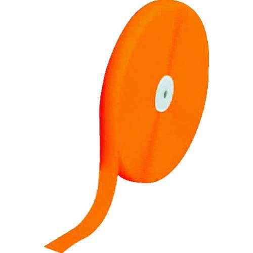 新品 TRUSCO(トラスコ) マジックテープ 縫製用A側 25mm×25m 蛍光オレンジ TMAH-2525-LOR