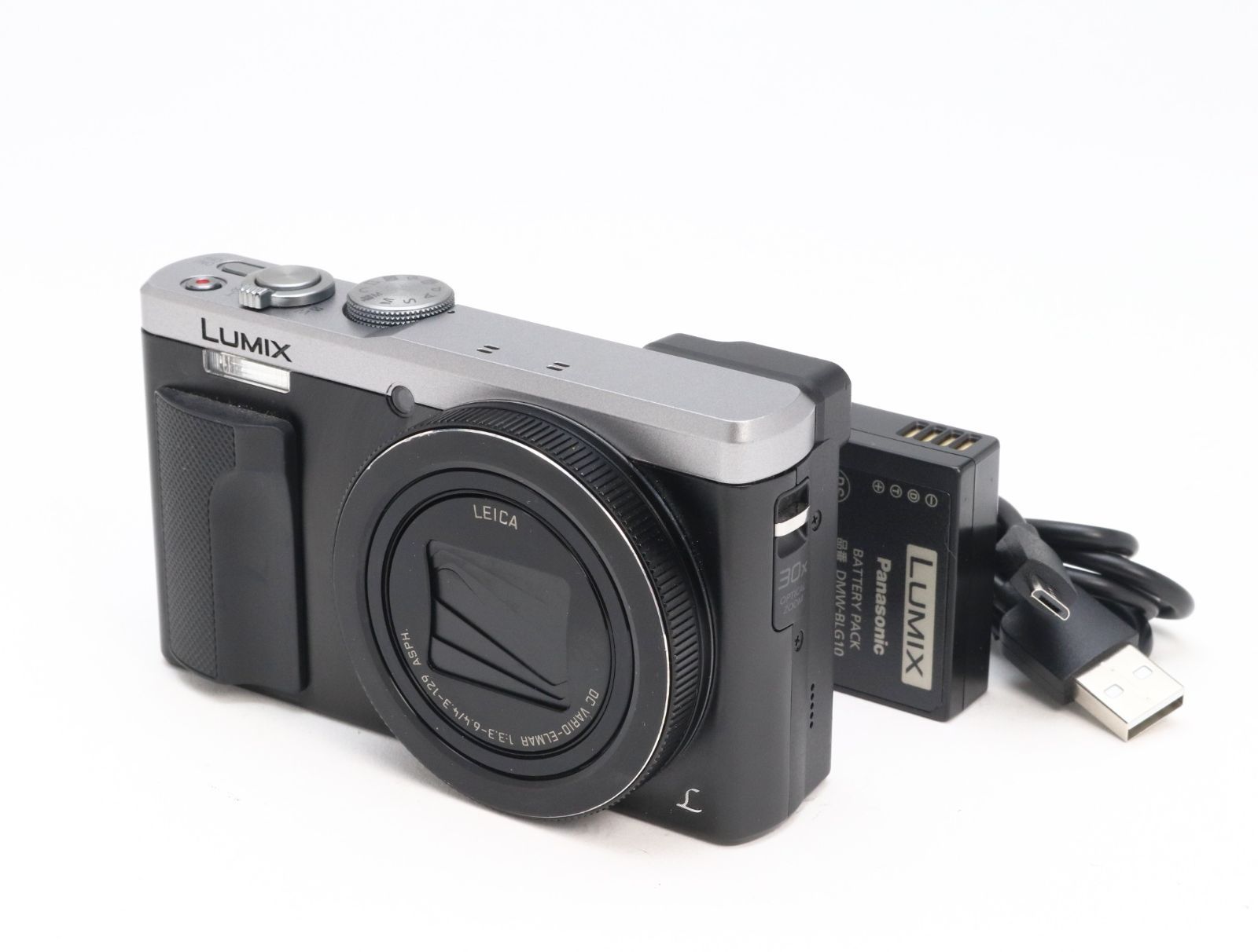 B+ (並品) Panasonic パナソニック LUMIX DMC-TZ85 シルバー 初期不良