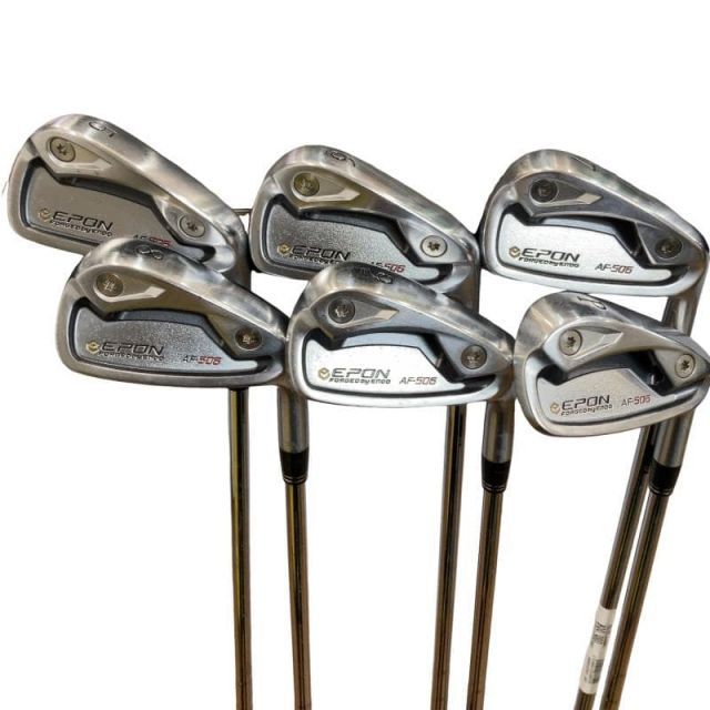 【中古】 エポンゴルフ株式会社 EPON AF-506 6S アイアンセット IR NS PRO MODUS3 TOUR105 (フレックスS) メンズ 男性用 右利き 右用 Dランク ゴルフクラブ