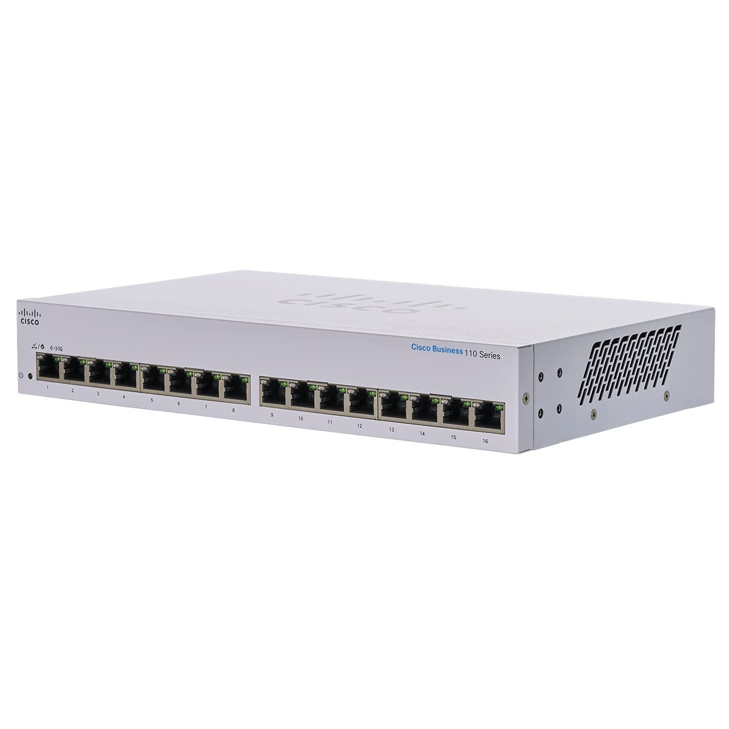 新品 シスコシステムズ (Cisco) スイッチングハブ 16ポート ギガビット 金属筐体 設定不要 静音ファンレス 国内正規代理店品 法人向け 制限付きライフタイム CBS110-16T-JP
