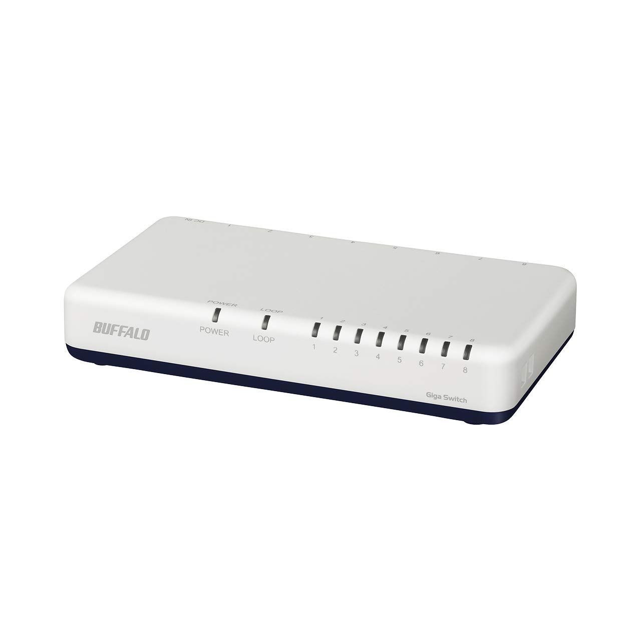 新品 バッファロー BUFFALO Giga対応 プラスチック筐体 AC電源 8ポート LSW6-GT-8EPL/WH ホワイト スイッチングハブ ローコストモデル 壁掛け設置対応