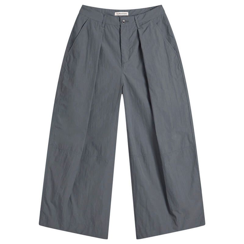 ワイエムシー レディース ボトムス カジュアルパンツ ナイロン YMC Deadbeat Nylon Trousers Charcoal チャコール