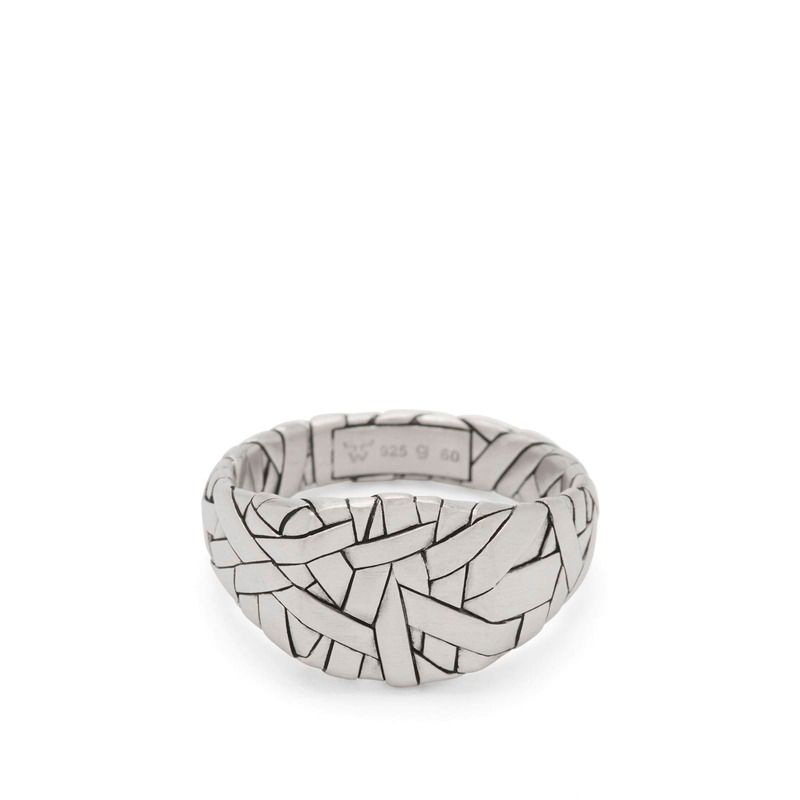 トムウッド メンズ アクセサリー 指輪 Tom Wood Small Quilt Ring Silver シルバー