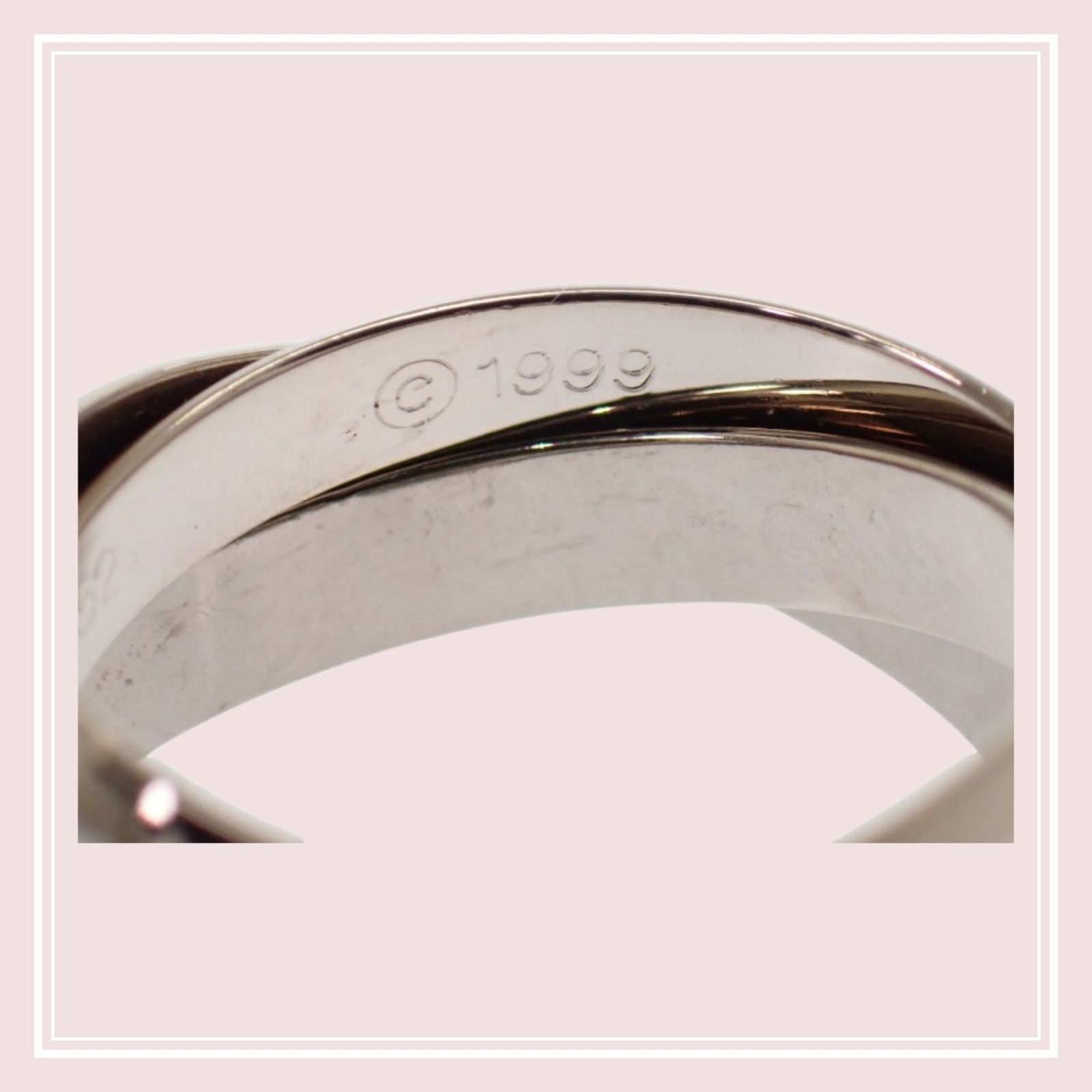 最終値引き【CARTIER】カルティエ CARTIER トリニティ リング #52 12号 