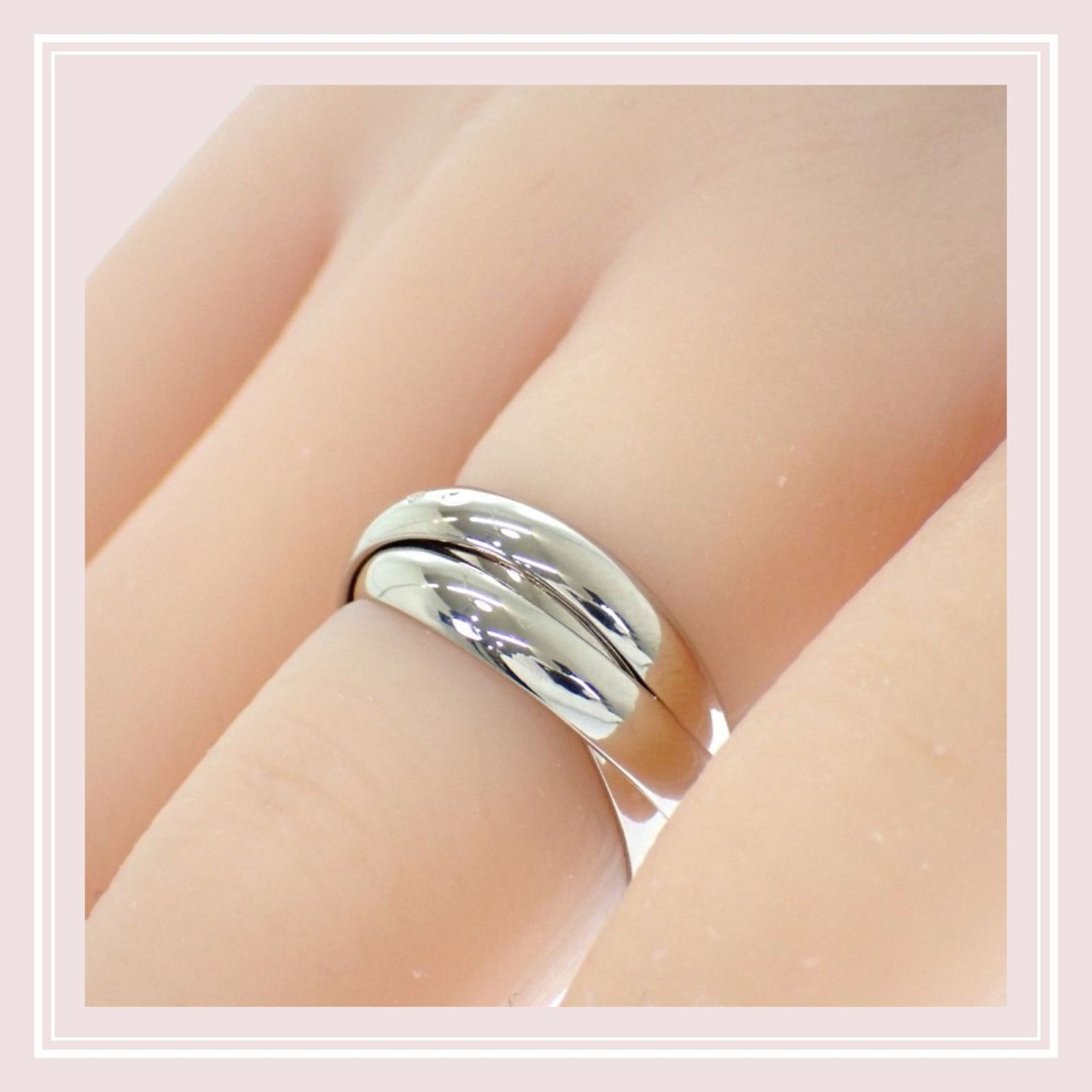 最終値引き【CARTIER】カルティエ CARTIER トリニティ リング #52 12号 