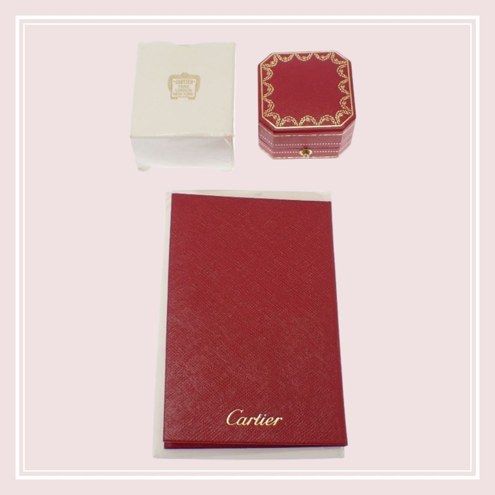 最終値引き【CARTIER】カルティエ CARTIER トリニティ リング #52 12号 