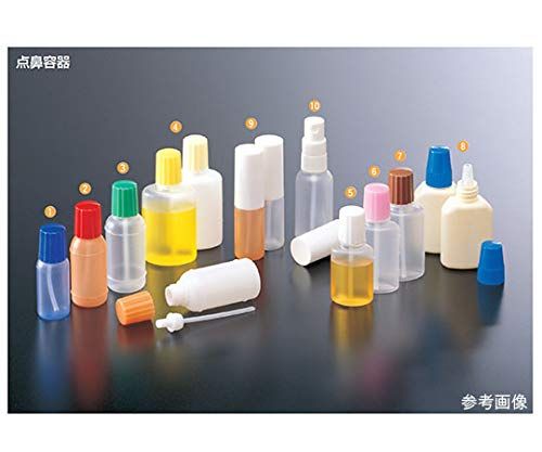 新品 馬野化学容器 点鼻容器 10mL ルリ/黄 滅菌有 2-61