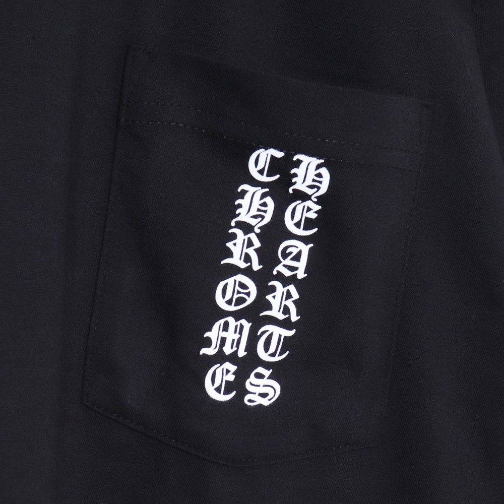未使用 CHROME HEARTS スクロールラベル ポケット Tシャツ 東京限定 XL