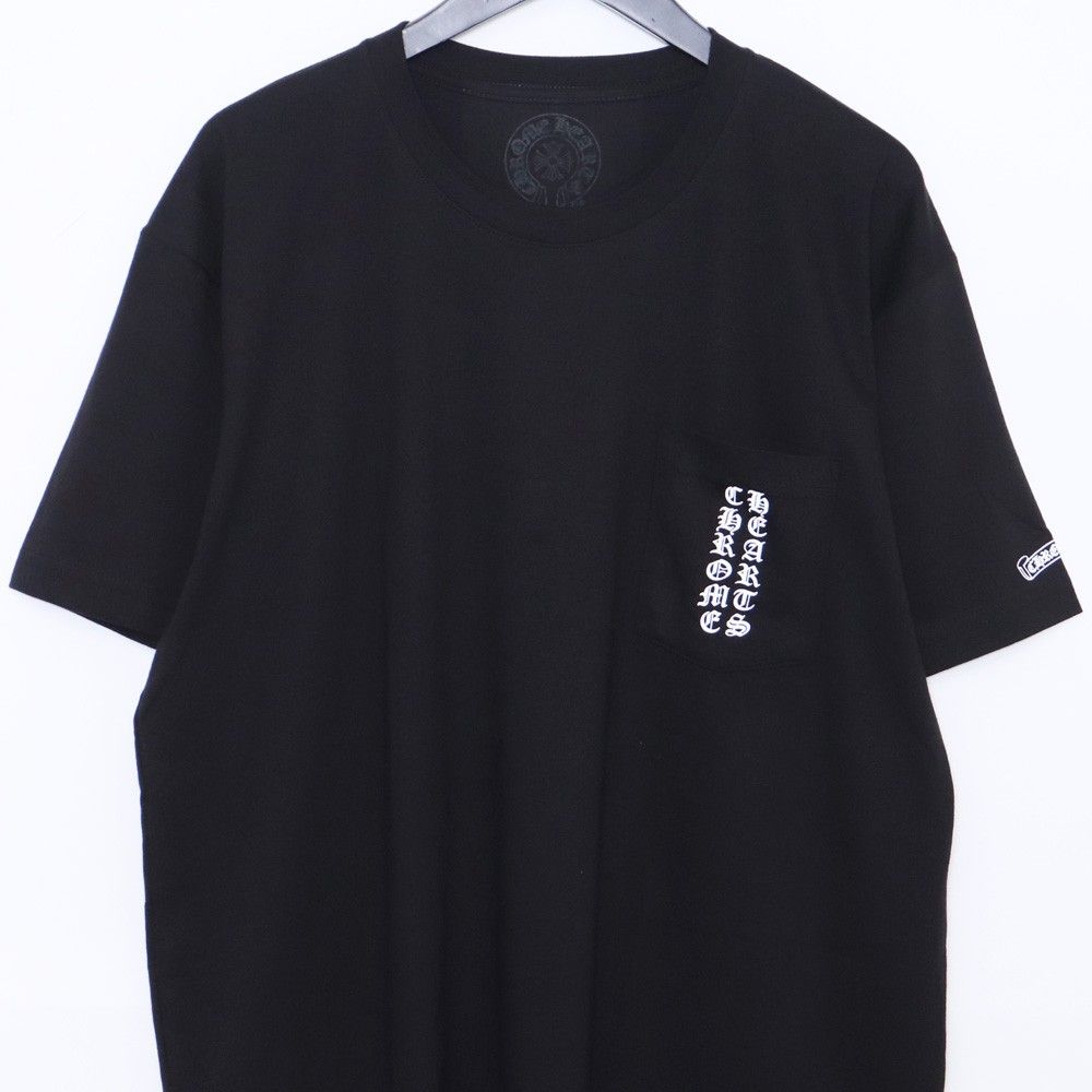 未使用 CHROME HEARTS スクロールラベル ポケット Tシャツ 東京限定 XL