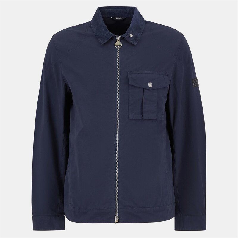 バブアー メンズ アウター ジャケット・ブルゾン ジャケット Barbour International BInt Tarnett Jacket Sn53 Navy NY51 ネイビー