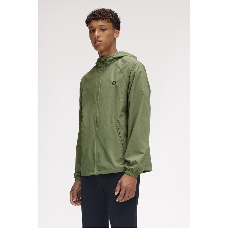 フレッドペリー メンズ アウター ジャケット・ブルゾン Fred Perry Fred Taslan Hd Jkt Sn53 Olive Mint X88 ミント