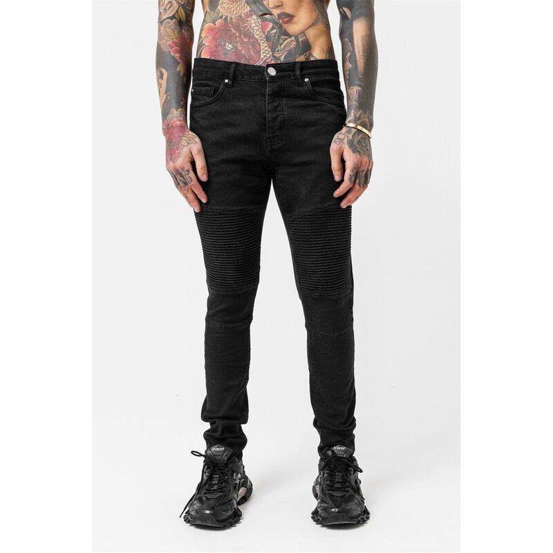 グッドフォーナッシング メンズ ボトムス デニムパンツ Good For Nothing Biker Jean Black ブラック
