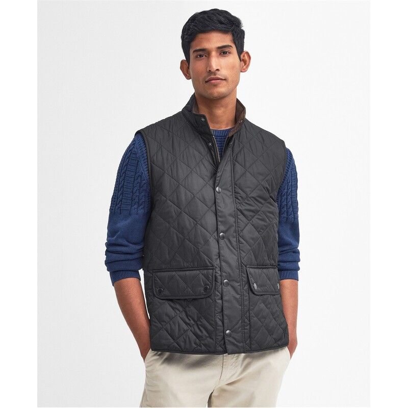 バブアー メンズ アウター ジャケット・ブルゾン ジレ Barbour Lowerdale Gilet Black BK11 ブラック