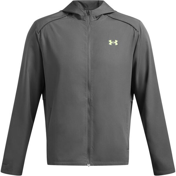 アンダーアーマー メンズ アウター ジャケット・ブルゾン フーデッドジャケット ジャケット Under Armour STORM RUN HOODED JACKET Gray グレー