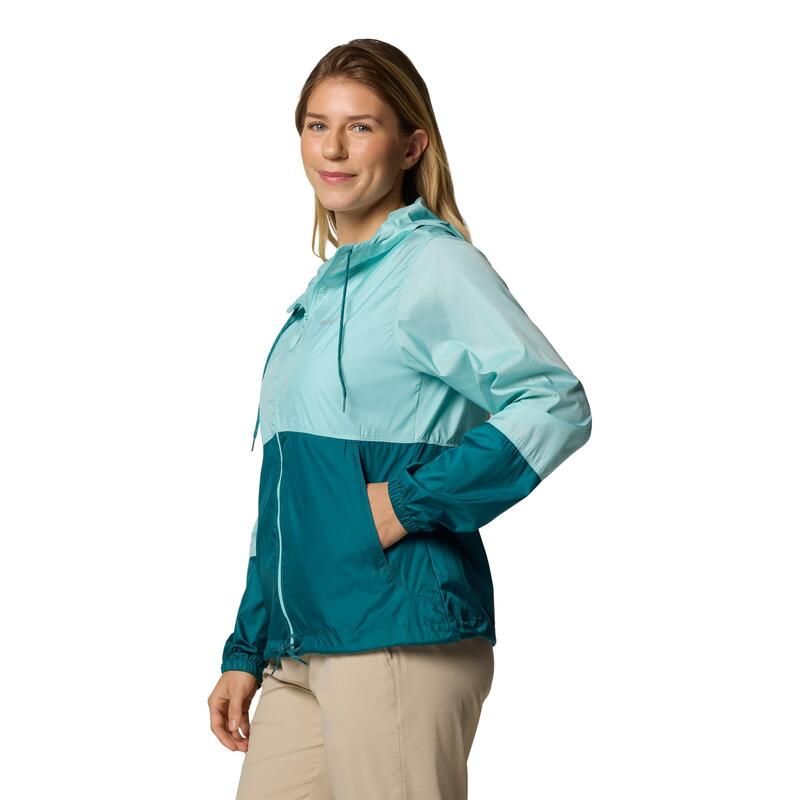 コロンビア レディース アウター ジャケット・ブルゾン Columbia Flash Forward Hood Windbreaker Womens Spray River Blu