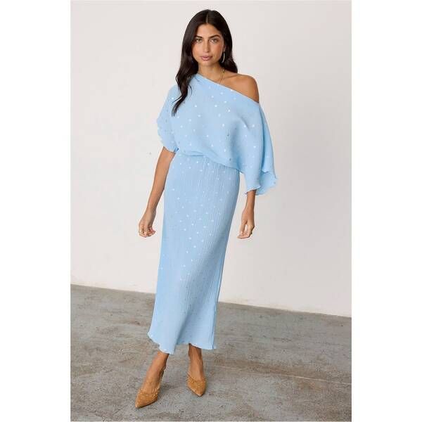 ネバーフリードレスド レディース トップス ワンピース Never Fully Dressed Never Tilly Dress Blue ブルー