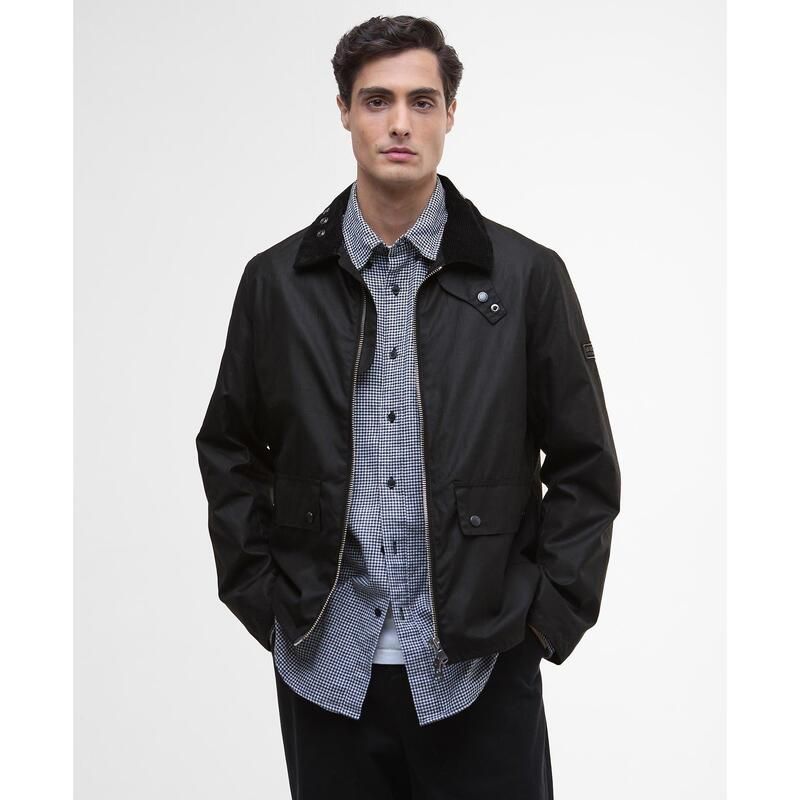 バブアー メンズ アウター ジャケット・ブルゾン ジャケット Barbour International Marker Wax Jacket Black BK71 ブラック 38,220円