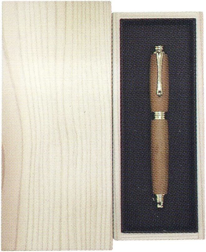 老山Sandalwood Sandalwood木万年筆 木箱 無地 #m-01