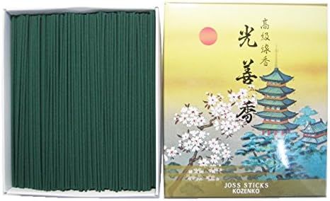 Awaji BaikundoのIncense Sticks 光善香 中 Incenseバラ入 × 68箱 #408