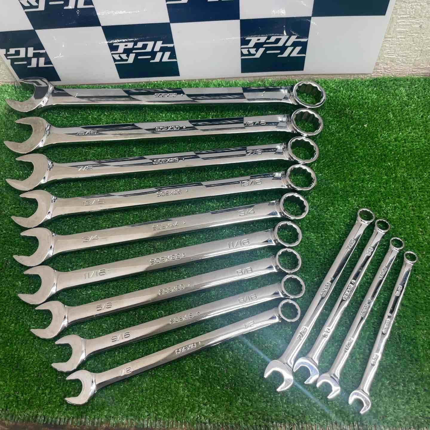 Snap-On スナップオン コンビネーションレンチ13点セット SOEX 5/16～1【草加店】