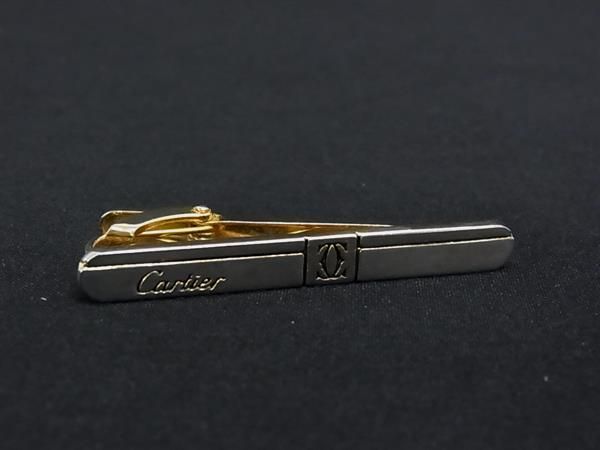 Cartier カルティエ 24KGF タイクリップ ネクタイピン アクセサリー