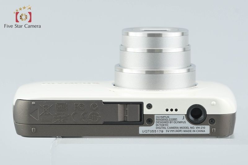 中古】OLYMPUS オリンパス VH-210 ホワイト コンパクトデジタルカメラ