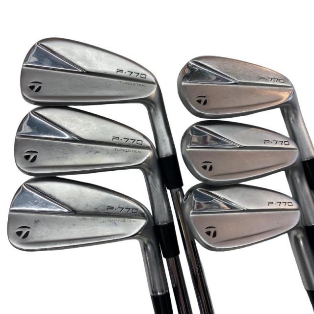 【中古】 テーラーメイド Taylor Made P・770(2023) 6S アイアンセット IR Dynamic Gold EX TOUR ISSUE (フレックスS) メンズ 男性用 右利き 右用 Cランク ゴルフクラブ