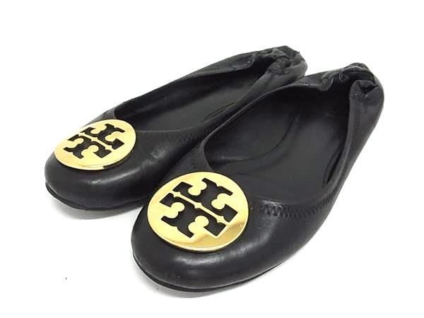 TORY BURCH トリーバーチ レザー フラットシューズ バレエシューズ