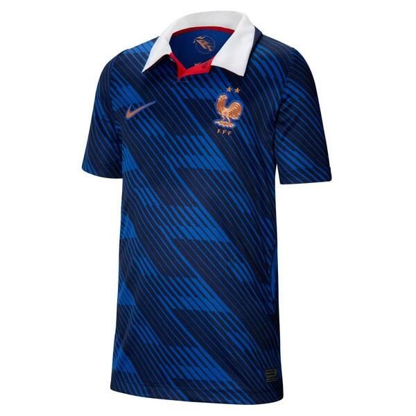 キッズ NIKE ナイキ フランス代表 2026 ホーム レプリカユニフォーム 半袖 スタジアムシャツ Dri-FIT サッカーウェア 子供用 JR ジュニア KIDS ib5129-480 ブルー ib5129-480 150