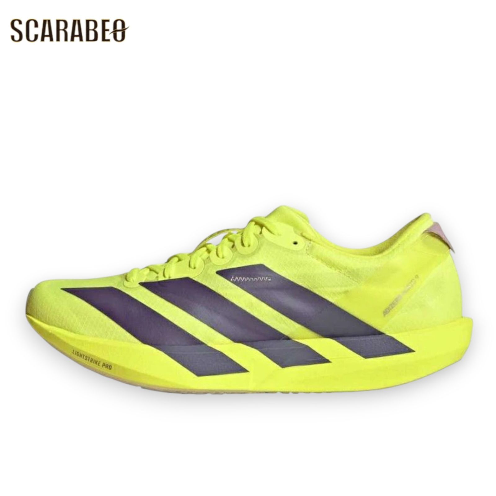 adidas アディダス アディゼロ ジャパン 9 レディース ランニングシューズ ADIZERO JAPAN 9 NKL79 JQ0778 フラッシュイエロー 軽量 高反発 部活 マラソン レース jq0778 23.0