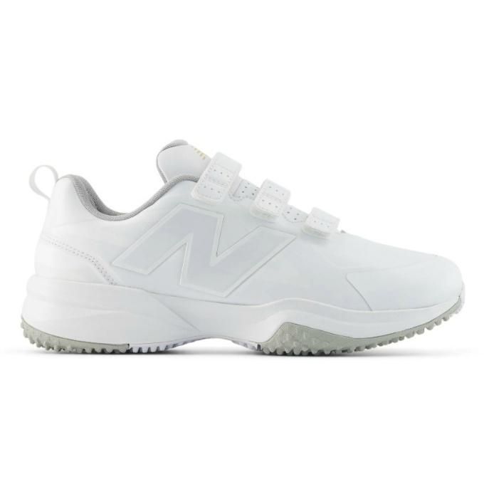 New Balance ニューバランス 1000 V1 Turf 4E ジュニア 野球 トレーニングシューズ ターフシューズ ホワイト FuelCell 幅広 ベルクロ アップシューズ m10008g4 27.5