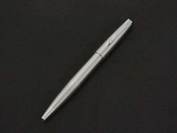 ■美品■ PARKER パーカー ノック式 ボールペン 文房具 筆記用具 ステーショナリー レディース メンズ シルバー系 DN3326