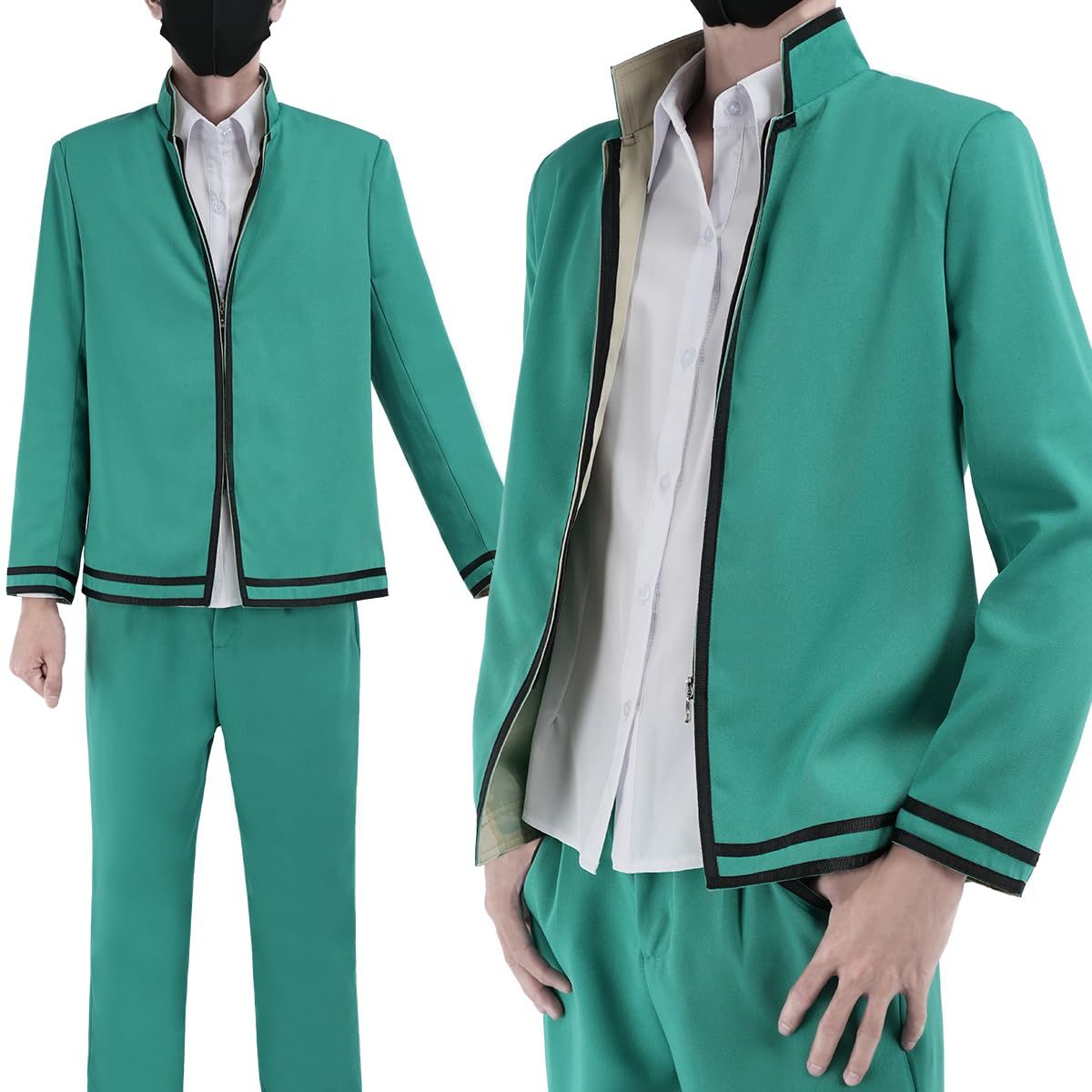 新品 [HOLOUN] 斉木楠雄の難 斉Ψ PK学園生徒制服 コスプレ衣装 コスチュームアニメハロウィン仮装 演出服祝日贈り物 XS
