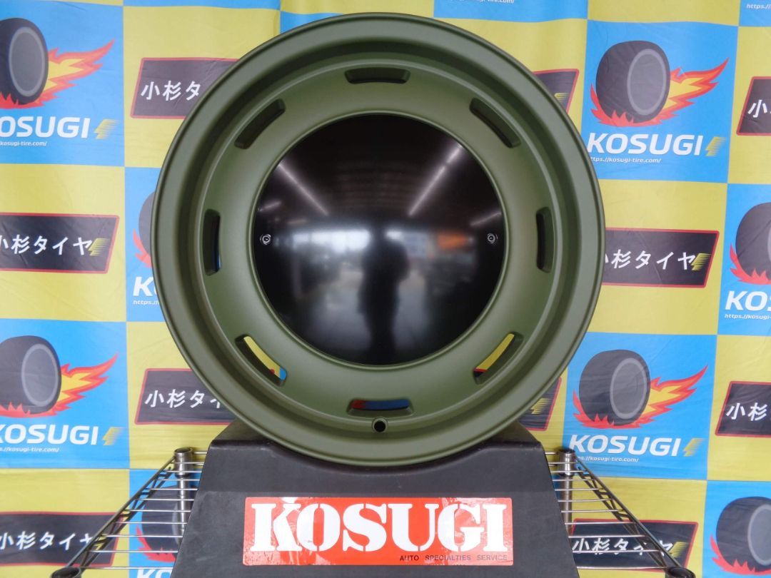 展示未使用！　MID　DOD　ウシャリントバリ　16インチ　アルミホイール　6J-16　5H139.7　ジムニーシエラ　ノマド　atsugiM167