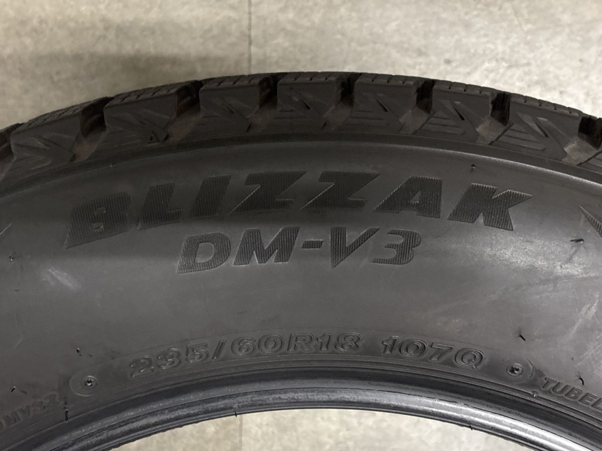 バリ溝】ブリヂストン ブリザック DM-V3 235/60R18 レクサス NX