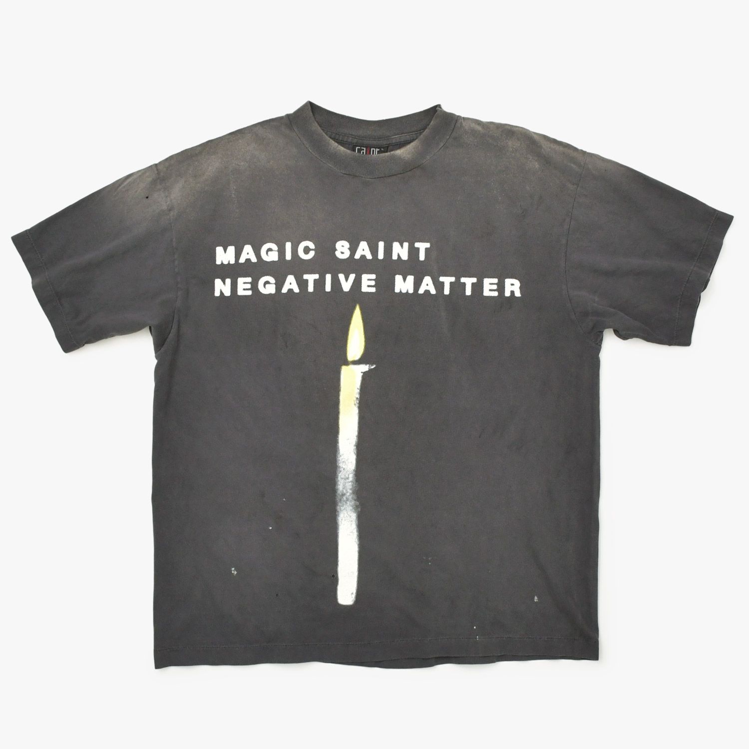 極美品 SAINT MICHAEL セントマイケル Tシャツ グレー ホワイト 
