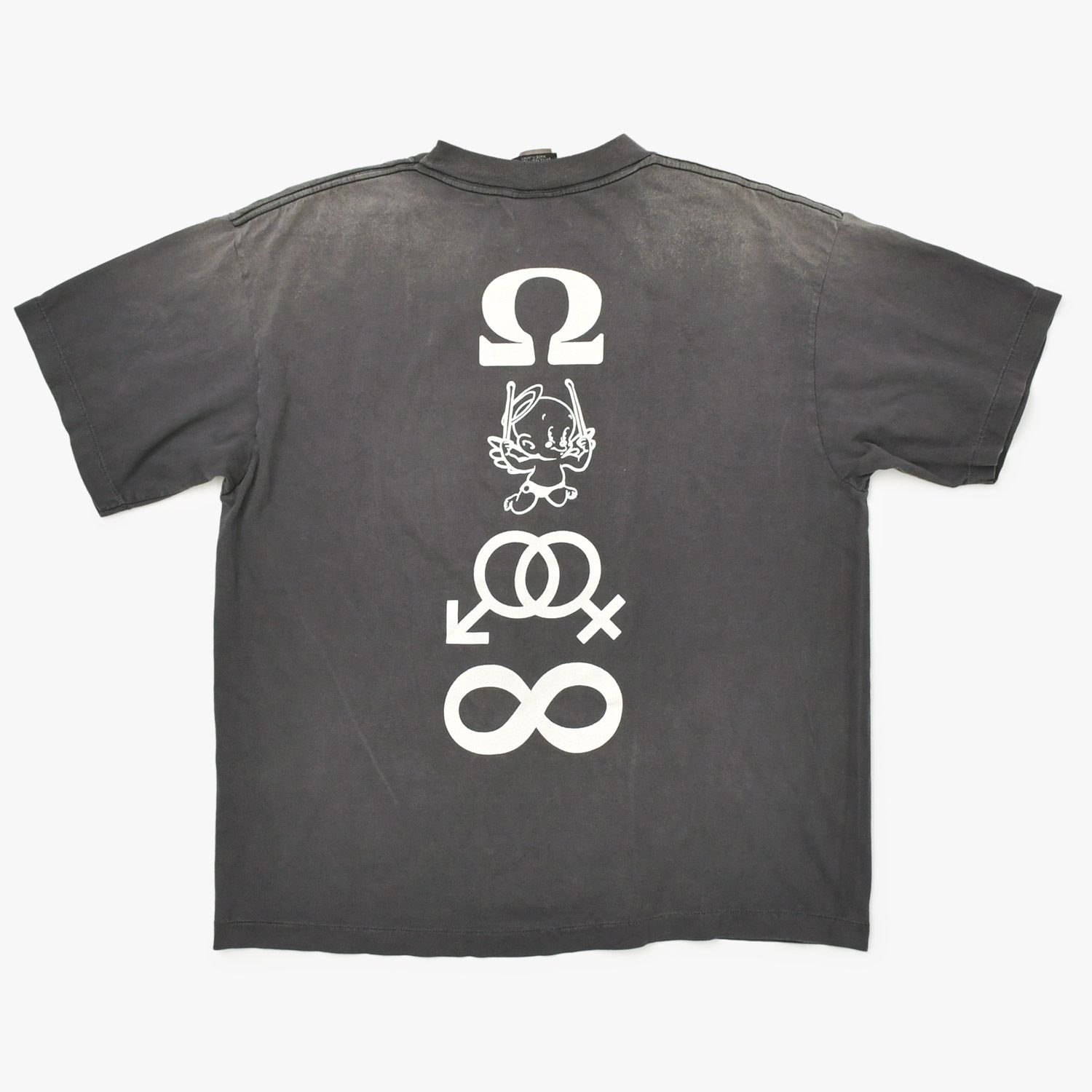 極美品 SAINT MICHAEL セントマイケル Tシャツ グレー ホワイト 