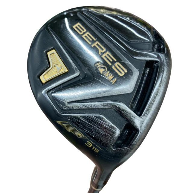【中古】 本間ゴルフ BERES BLACK 3W フェアウェイウッド FW ARMRQ MX BLACK (フレックスS) メンズ 男性用 右利き 右用 Cランク ゴルフクラブ