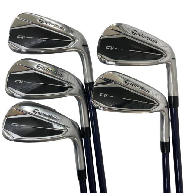 【中古】 テーラーメイド Qi 5S アイアンセット IR Diamana BLUE TM60(Qi IR) (フレックスS) メンズ 男性用 右利き 右用 Cランク ゴルフクラブ