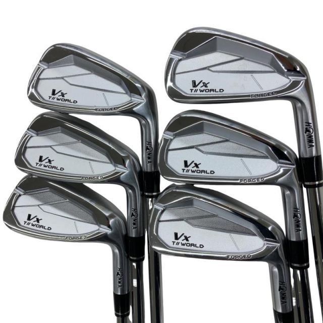 【中古】 本間ゴルフ TOUR WORLD Vx 7S アイアンセット IR 純正特注シャフト (フレックスX) メンズ 男性用 右利き 右用 Cランク ゴルフクラブ