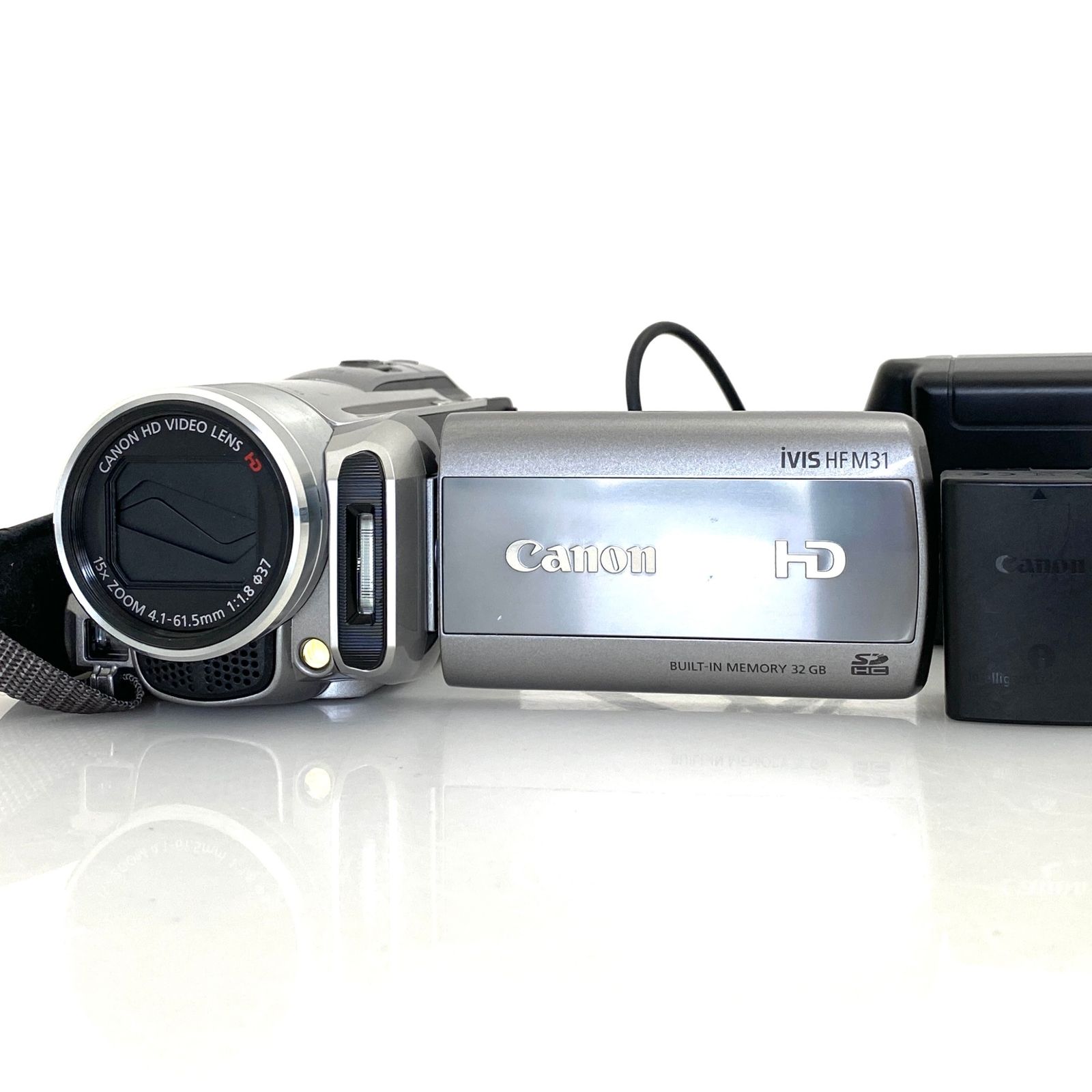 【キヤノン】Canon iVIS HF M31 ビデオカメラ +バッテリー 充電器 #T306