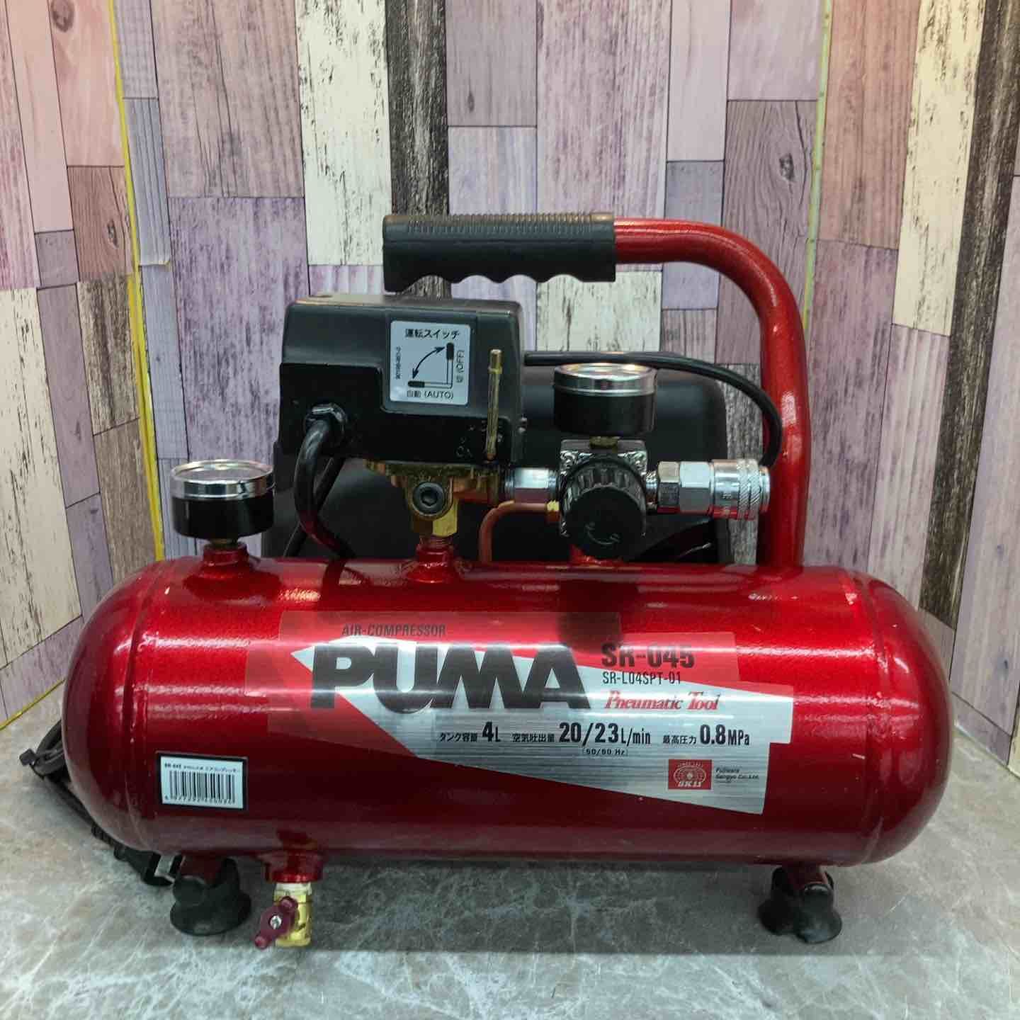 【中古品】藤原産業 SK11 オイルレス エアーコンプレッサー SR-045 タンク容量 4L SR-L04SPT-01【八潮店】