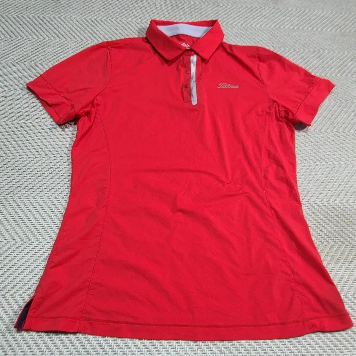 90) Titleist レディース レッド ゴルフ 半袖 Tシャツ M