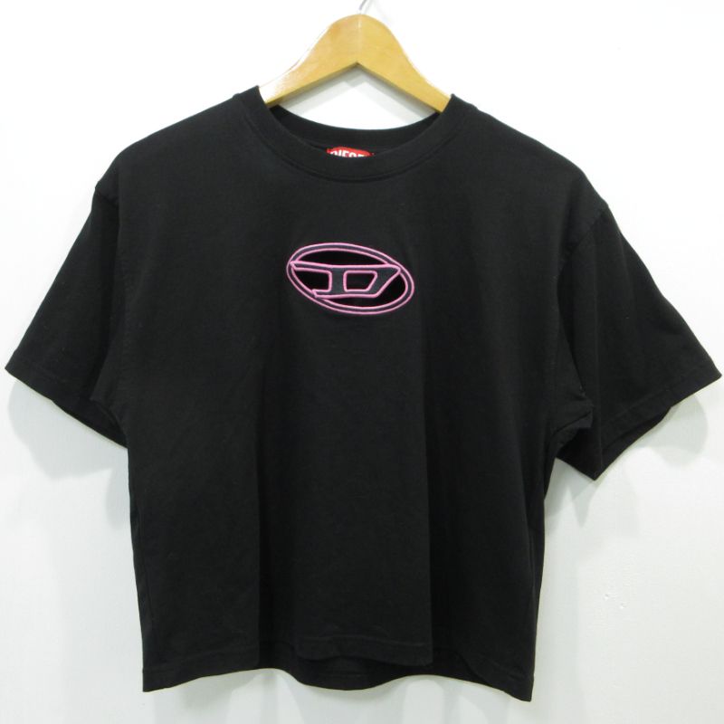 【三重本店】 中古 DIESEL | ディーゼル 半袖Ｔシャツ T-BUXT-CROP-OD ブラック 【112】