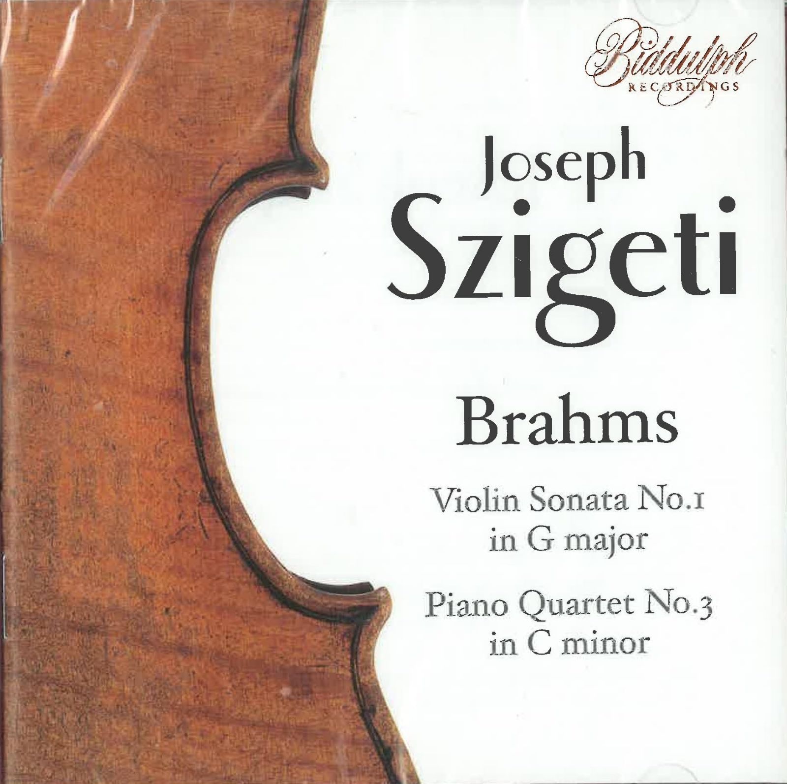 【CD】Brahms: Vln Sonata 1/Pno Qt 3